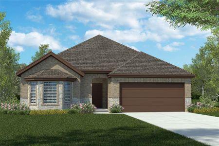 New construction Single-Family house 5212 Crystal Lake Avenue, Krum, TX 76249 CROWNPOINT- photo 0
