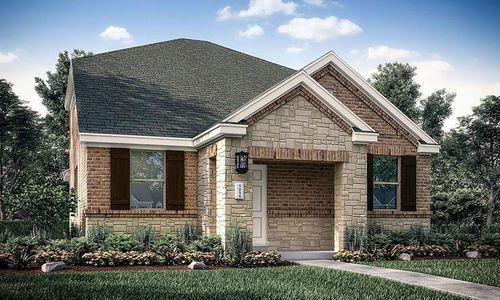 New construction Single-Family house 405 Flowers Ave, Hutto, TX 78634 Chopin- photo 0