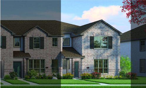 New construction Townhouse house 2214 Memory Oaks Drive, Tomball, TX 77375 Bowie 6A6 A- photo 0