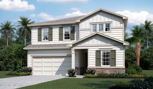 New construction Single-Family house 5759 Tomahawk Dr, Jacksonville, FL 32254 Pearl - photo 0
