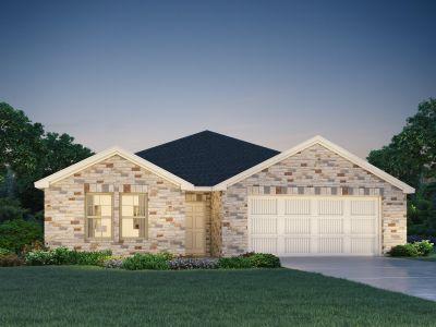 New construction Single-Family house 144 Greenspire Lane, Hutto, TX 78634 The Henderson (C404)- photo 0