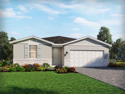 New construction Single-Family house 5753 Hampton Park Circle, Vero Beach, FL 32968 Foxglove- photo 0