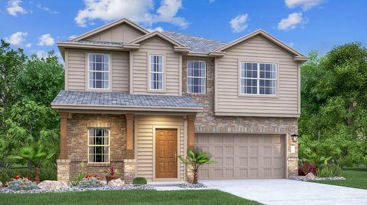New construction Single-Family house 4209 Rimrock Rose Lane, Georgetown, TX 78628 Ames- photo 0