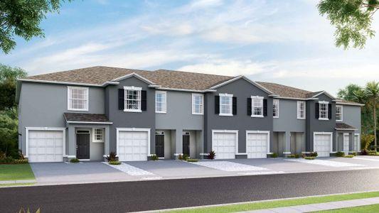 New construction Townhouse house 9218 Rock Harbour Way, Tampa, FL 33637 - photo 0