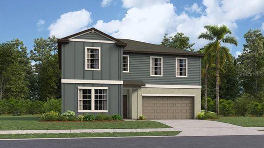 New construction Single-Family house 34780 Rainville Loop, Zephyrhills, FL 33541 Trenton- photo 0