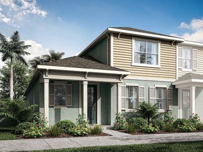 New construction Townhouse house 2560 Chickasaw Plum Loop, Clermont, FL 34711 Sofia- photo 0