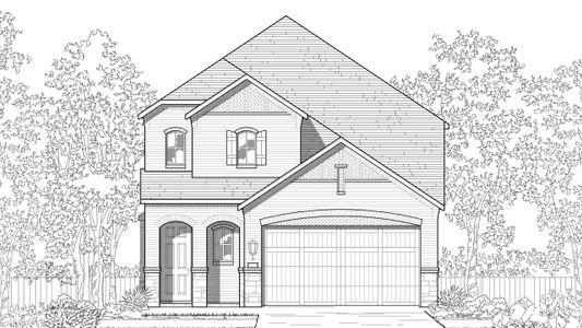 New construction Single-Family house 8117 Purple Aster Pass, Lago Vista, TX 78645 Everett Plan- photo 0