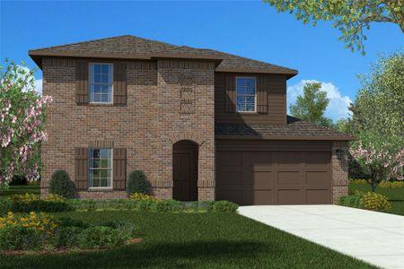 New construction Single-Family house 612 Whitecomb Lane, Fort Worth, TX 76247 ROSEMONT- photo 0