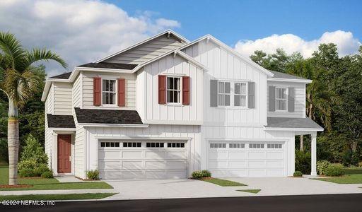 New construction Townhouse house 6009 Immortal Court, Jacksonville, FL 32205 Rosewood- photo 0