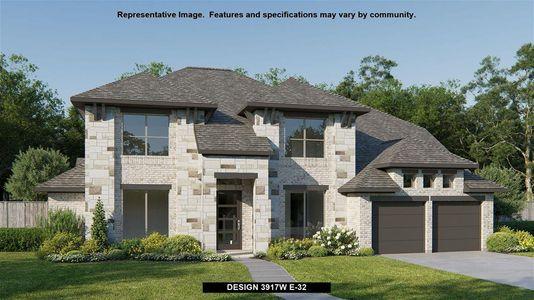 New construction Single-Family house 7719 Pink Bergamot Place, Katy, TX 77493 Design 3917W- photo 0