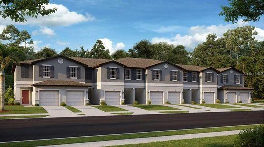 New construction Townhouse house 8317 Crescent Oaks Drive, New Port Richey, FL 34655 - photo 0