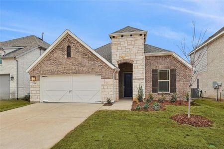 New construction Single-Family house 948 Water Canna Drive, Fort Worth, TX 76247 Premier Series - Palm- photo 0