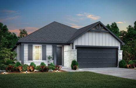 New construction Single-Family house 17930 Cranberry Scoop Drive, Hockley, TX 77447 Independence- photo 0