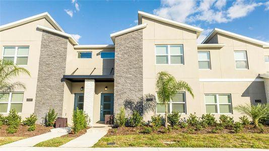 New construction Townhouse house 2593 Reading Trail, Kissimmee, FL 34746 Beach Palm- photo 0
