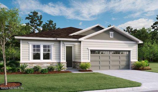 New construction Single-Family house 619 Bartram Downs Road, Orange Park, FL 32065 - photo 0
