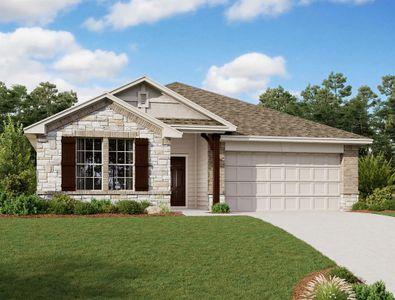 New construction Single-Family house 31619 Daisy Draper Lane, Hockley, TX 77447 Edison Homeplan- photo 0