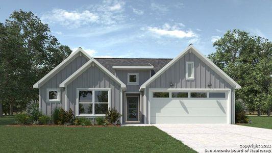 New construction Single-Family house 713 Signe, Seguin, TX 78155 The Bellvue- photo 0