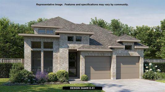 New construction Single-Family house 214 Dycus Bend, Liberty Hill, TX 78642 Design 2444W- photo 0