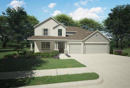 New construction Single-Family house 367 Lake Bluff Drive, Lavon, TX 75166 Mercury | LakePointe- photo 0