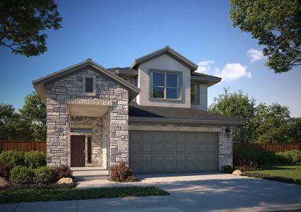 New construction Single-Family house 118 Goosewinged Drive, Kyle, TX 78640 Tenor- photo 0