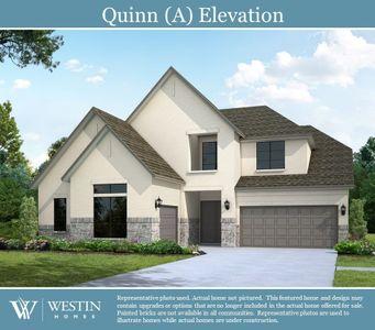 New construction Single-Family house 7700 Becasseau Drive, Spicewood, TX 78738 The Quinn- photo 0