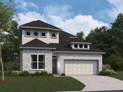 New construction Single-Family house 813 Beaverton Drive, Leander, TX 78641 Dexter- photo 0