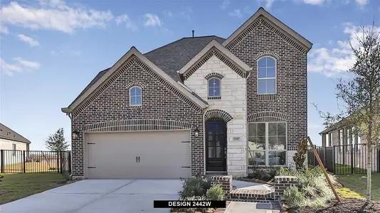 New construction Single-Family house 309 Dycus Bend, Liberty Hill, TX 78642 Design 2442W- photo 0