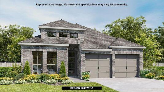 New construction Single-Family house 154 Plumbago Loop, Bastrop, TX 78602 Design 2049W- photo 0
