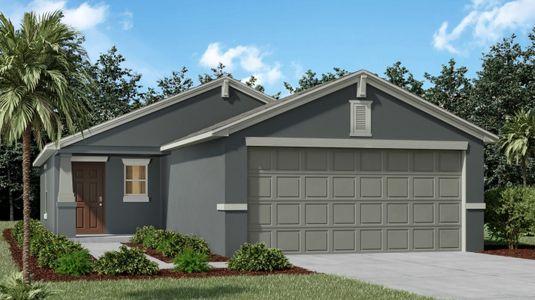 New construction Single-Family house 36690 Garden Wall Way, Zephyrhills, FL 33541 - photo 0