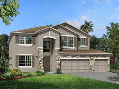 New construction Single-Family house 2921 Marine Grass Drive, Wimauma, FL 33598 Mira Lago- photo 0