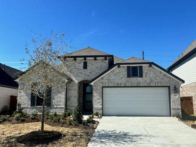 New construction Single-Family house 13807 Via Toluca Trail, Cypress, TX 77433 Morgan (2298-HV-40)- photo 0