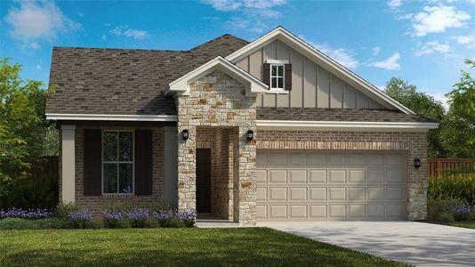 New construction Single-Family house 4304 Contrail Ln, Round Rock, TX 78665 Lanport- photo 0