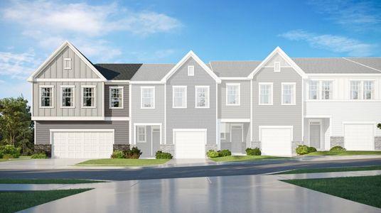New construction Townhouse house 6401 Apex Barbecue Road, Apex, NC 27502 - photo 0