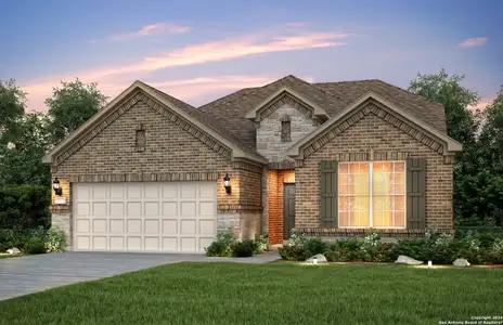 New construction Single-Family house 11308 Lone Ranger, San Antonio, TX 78254 Mooreville- photo 0