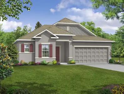 New construction Single-Family house 7333 Millstone St, Spring Hill, FL 34606 The Drexel- photo 0