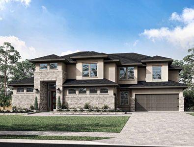 New construction Single-Family house 2406 Fountain Breeze Drive, Missouri City, TX 77459 Trieste- photo 0