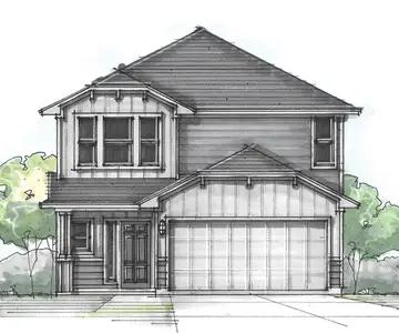 New construction Single-Family house 11105 Sentinel Drive, Austin, TX 78747 Lyric 2- photo 0