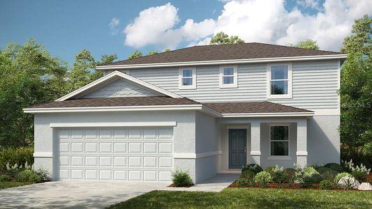 New construction Single-Family house 2229 Cypress Creek Street, Auburndale, FL 33823 Redbud- photo 0