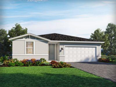 New construction Single-Family house 5741 Hampton Park Circle, Vero Beach, FL 32968 Foxglove- photo 0