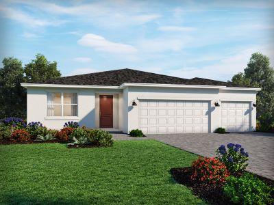 New construction Single-Family house 5726 Hampton Park Circle, Vero Beach, FL 32968 Jade- photo 0