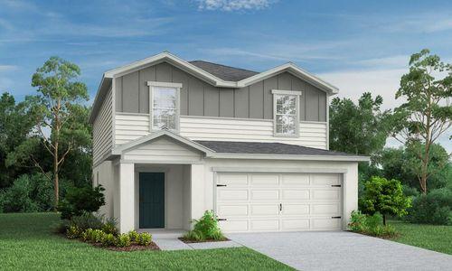 New construction Single-Family house 12393 Terrace Bluff Street, Riverview, FL 33579 - photo 0