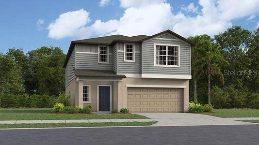 New construction Single-Family house 12535 Timber Moss Lane, Riverview, FL 33579 Concord- photo 0