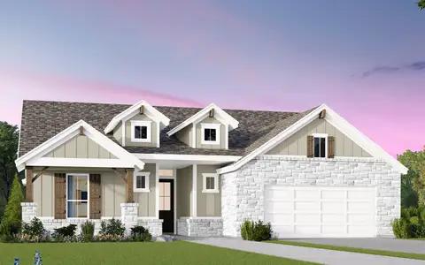 New construction Single-Family house 113 Trotting Bear Lane, San Marcos, TX 78666 Auburn- photo 0