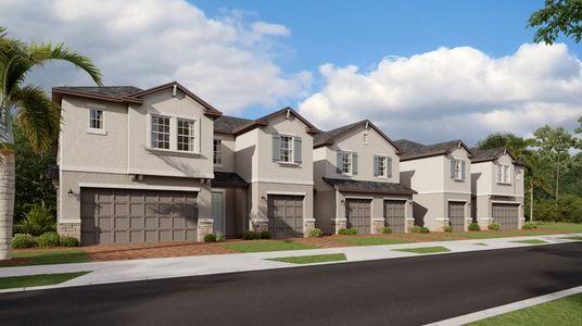 New construction Townhouse house 10802 Fowlers Bluff Court, Tampa, FL 33647 - photo 0