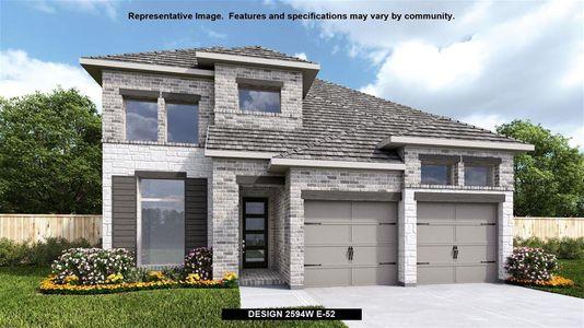 New construction Single-Family house 1112 Spring Gulch Lane, Georgetown, TX 78628 Design 2594W- photo 0