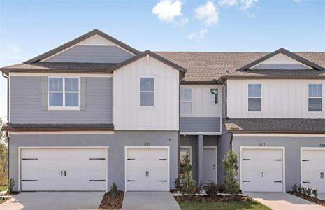 New construction Townhouse house 5369 Elmview Crossing, Wesley Chapel, FL 33545 Ashe- photo 0