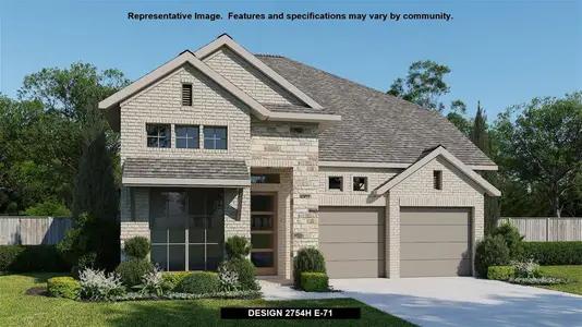 New construction Single-Family house 213 Dycus Bend, Liberty Hill, TX 78642 Design 2754H- photo 0
