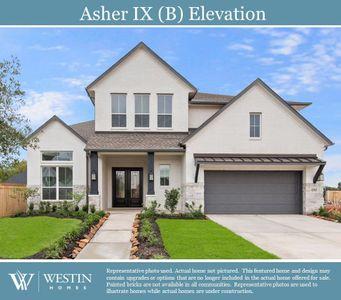 New construction Single-Family house 18706 Wildcat Hollow Court, Cypress, TX 77433 The Asher IX- photo 0