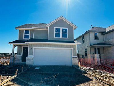 New construction Single-Family house 241 Travis Ln, Liberty Hill, TX 78642 Canyon- photo 0