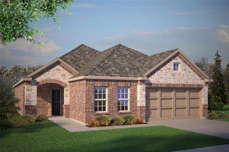 New construction Single-Family house 5237 Mountain View Drive, Krum, TX 76249 ENCINO- photo 0